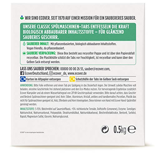 Ecover - Classic Dishwasher Tablets - Citrus - 1.4Kg #TOP1