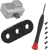 Vista 1 de Dedos plegables de repuesto para Gopro, adaptador de base de montaje plegable magnético con puerto de conector de trípode estándar de 14, compatible