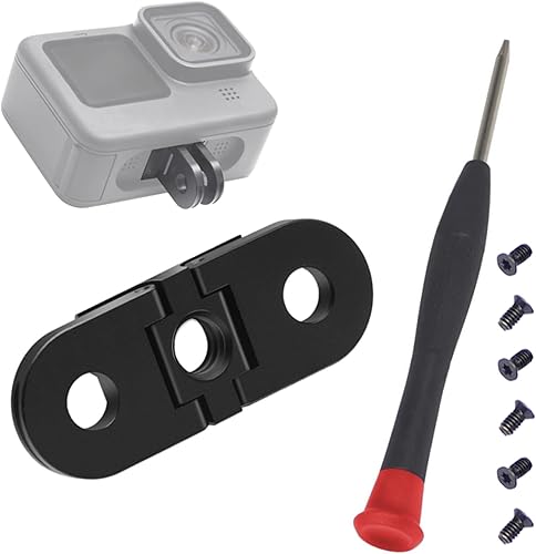Dedos plegables de repuesto para Gopro, adaptador de base de montaje plegable magnético con puerto de conector de trípode estándar de 14, compatible