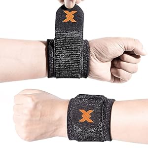 Thx4COPPER 2 PCS Compression Wrist Brace Strap, Adjustable Wrist Support Splint for Pain Relief & Promotes Healing, Tendonitis, Arthritis & Carpal Tunnel Relief, Working Out Sport – Unisex