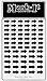 Removable Mark-it brand arrows for maps, reports or projects, two sizes per sheet - black