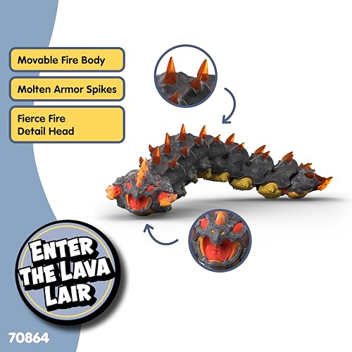 Image of Schleich Eldrador Creatures Fire Worm 70864