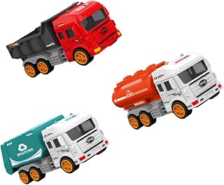 ibasenice 3pcs Set Kids Suit kidcraft playset Kids Inertial Car Toy Engineering Car Toy Car Toy for Kids Child