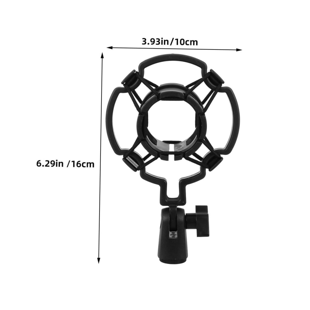 BESTonZON 4pcs Shock Mount Microphone Holder Shockproof Clip for Streaming Recording and Live Events Noise Reduction Lightweight Elegant Design