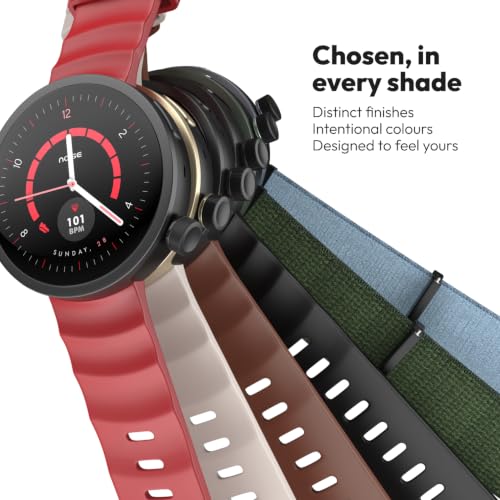 Image of Noise Alt Watch 1 Smart Watch 1.32 inch AMOLED Display, Built-in GPS, AI Suite, Functional Rotating Crown, 1000NITS Brightness, Upto 14 Days Battery - Chosen Beige