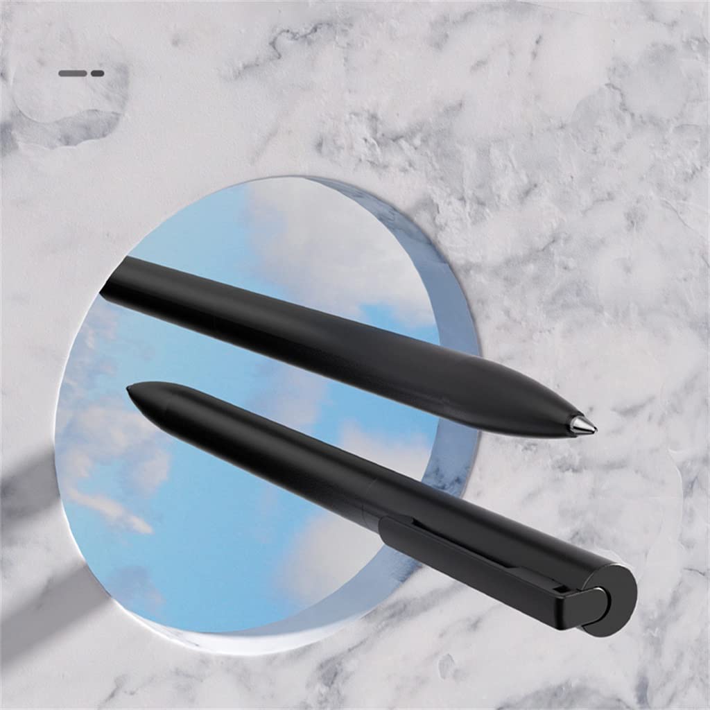 Metall-Gelstifte, 0,5 mm, Minen, Business, Stylo, Unterschrift für Schule, Büro, Schreibwaren (schwarz)