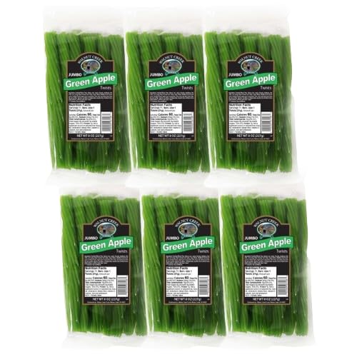 Vista 3 de Giros de regaliz, bolsas de 8 onzas, sabores surtidos, paquete de 6 (regaliz de frambuesa roja)