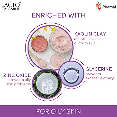 Lacto Calamine Face Lotion | 60 ml | Daily Moisturizer For Face - Oily Skin | Kaolin Clay, Glycerine & Zinc Oxide | Abosrbs Excess Oil | Fights Pimples, Darkspots & Blackheads |... - Image 3