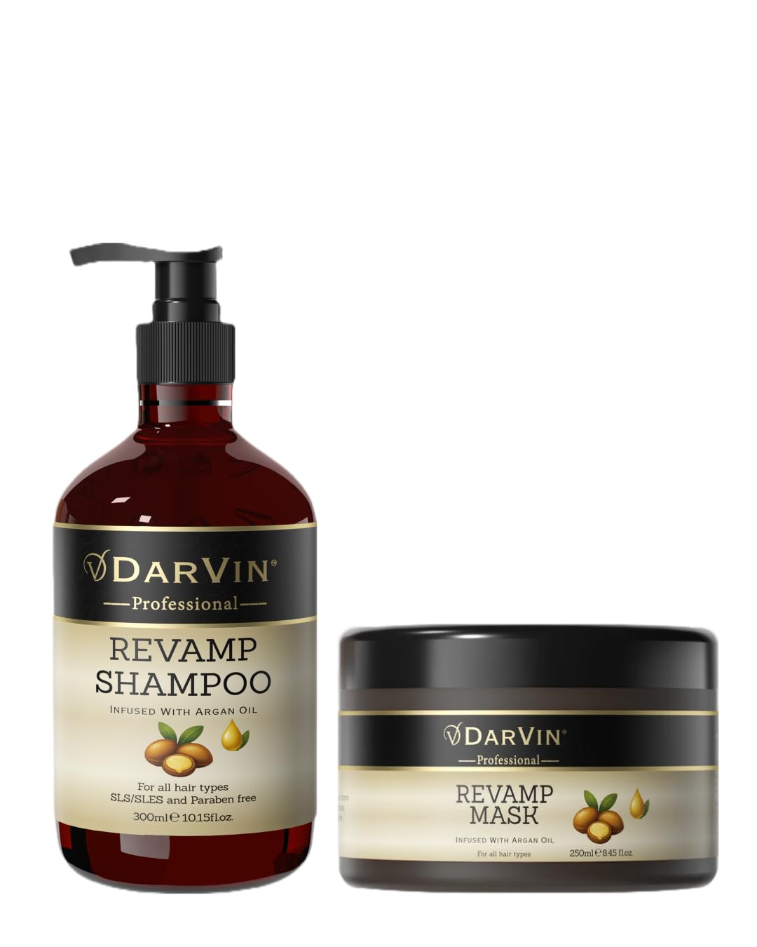 Revamp Shampoo & Hair Mask Combo with Argan Oil | Deep Nourishment, Frizz Control & Hair Repair | Sulphate Free Hair Care Set | Shampoo 300ml + Hair Mask 250ml-image-40