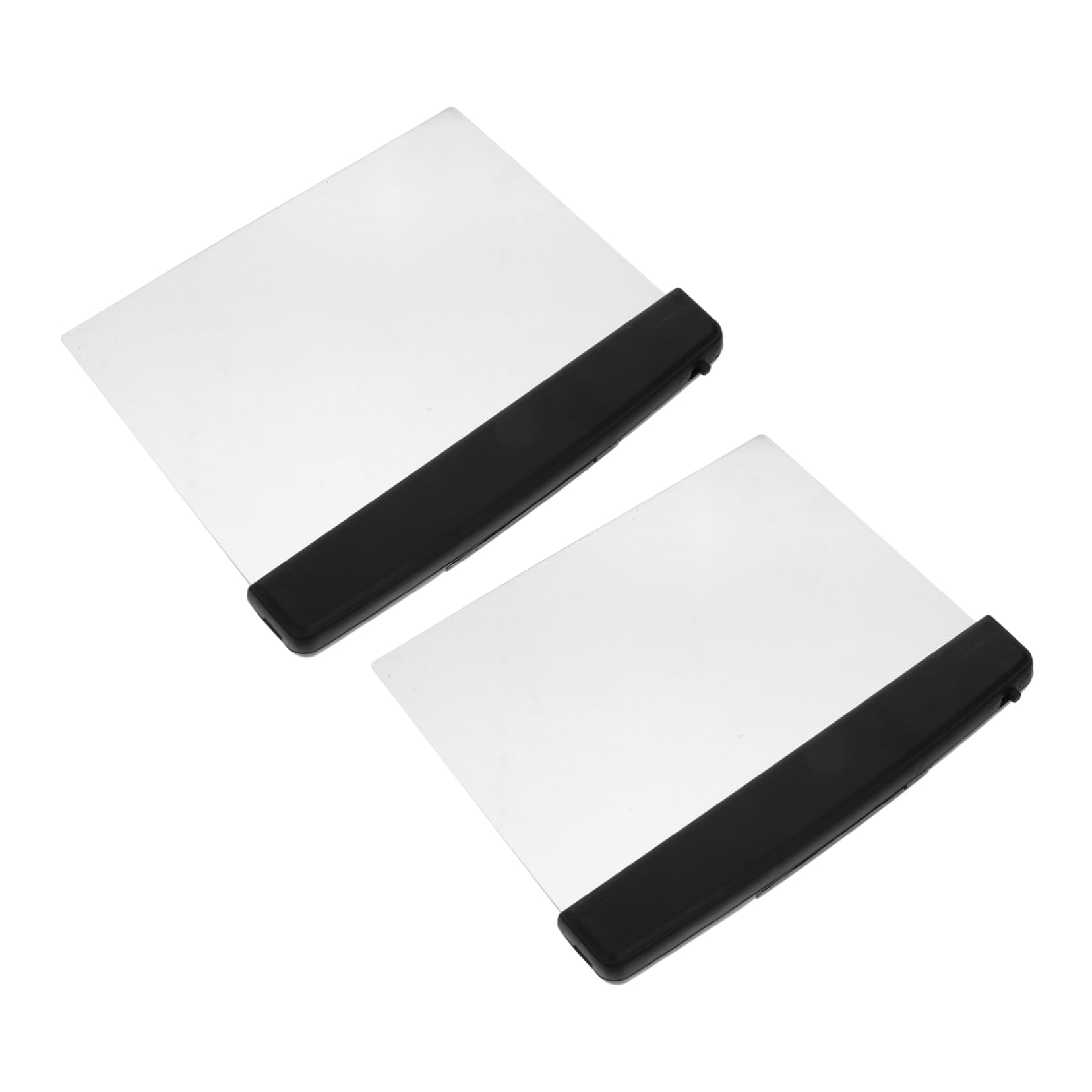 LALAFINA 2pcs Night Reading Panel Lights Bedside Reading Lights Eye Protection Flicker- Battery Operated Portable for Bed Study Work