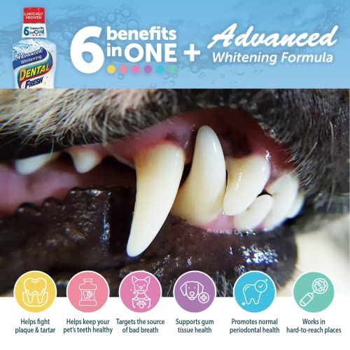 Dental Fresh Advanced Whitening Water Additive, 17oz – Dog Breath Freshener Formula to Hep Overall Dog Dental Care and Brighten Teeth - Image 4