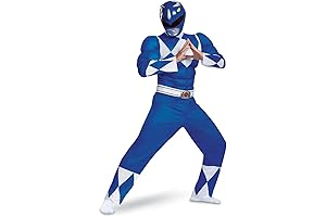Men's Blue Ranger Costume for Adults