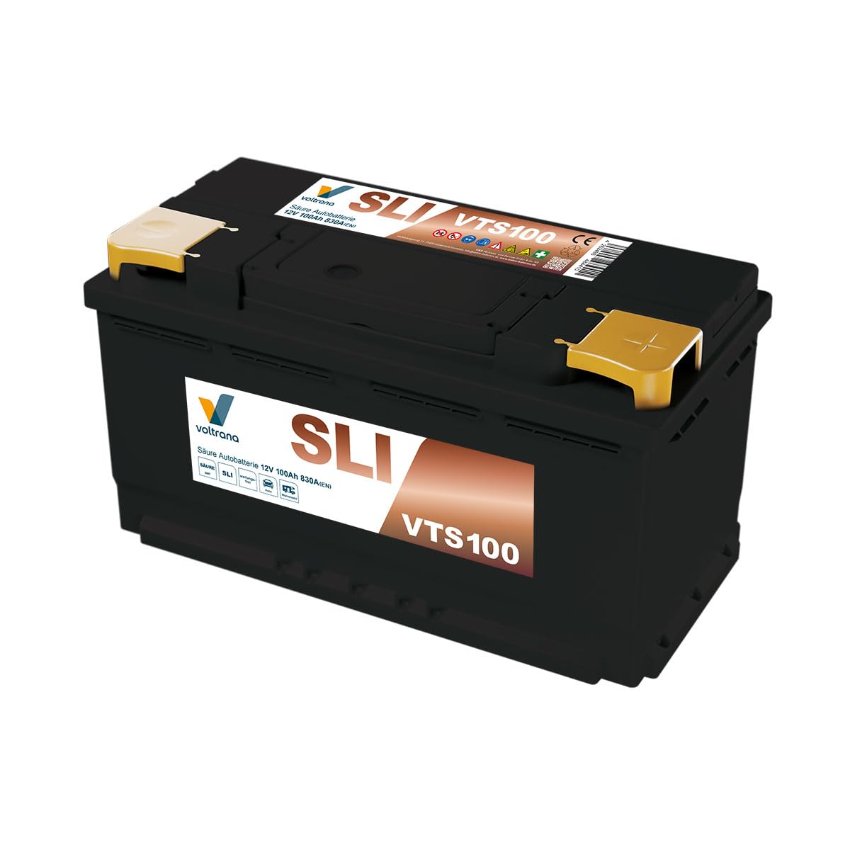 SLI Autobatterie 100Ah 12V 830A VTS100 H8/LN5/L5