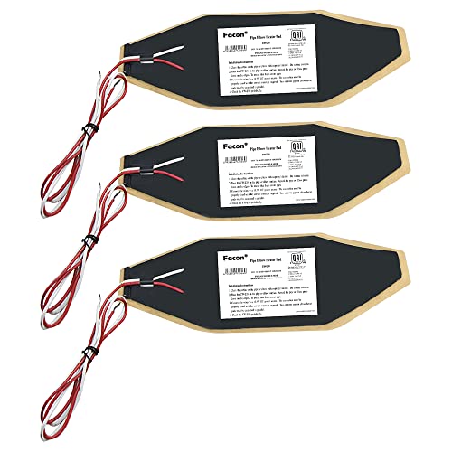 Facon 3' x 8' RV Elbow Pipe Heater Pad, Work for 1-1/2' Elbow Pipe,...