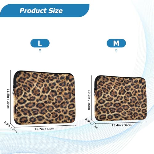 Funda para portátil ALAZA 15.6 pulgadas estampado leopard miniatura 3
