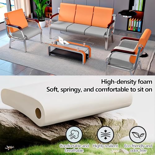 Silla de hospital acolchada ergonómica para sala de espera y salón 6
