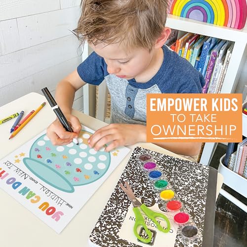 Hadley Designs Sticker Chart for Kids Behavior at Home - Sticker Reward Chart for Kids, Star Charts for Toddler, Star Charts for Good Behavior, Fish Tank Reward Stickers for Classroom Incentives — view 5