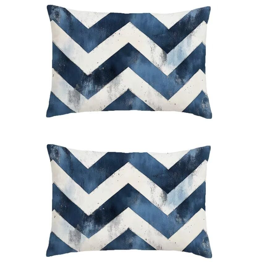 Housse de coussin salon de jardin en lin blanc haut de gamme, taie rectangulaire 80x100cm