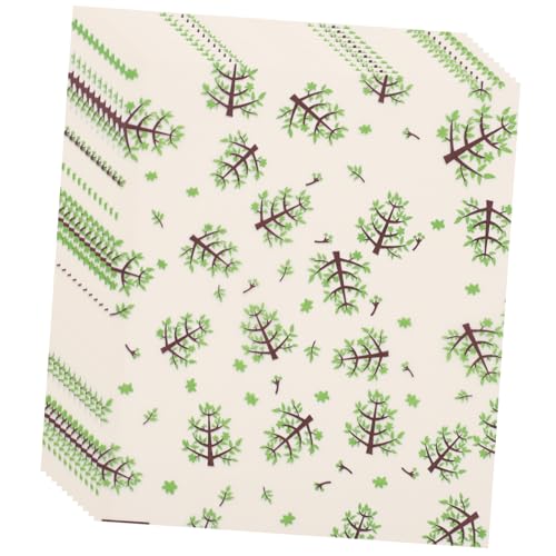 COLLBATH 50 Sheets Cake Wrapping Papers Waterproof Food Packing Paper Parchment Paper Sheets for Sandwiches Breads Chips