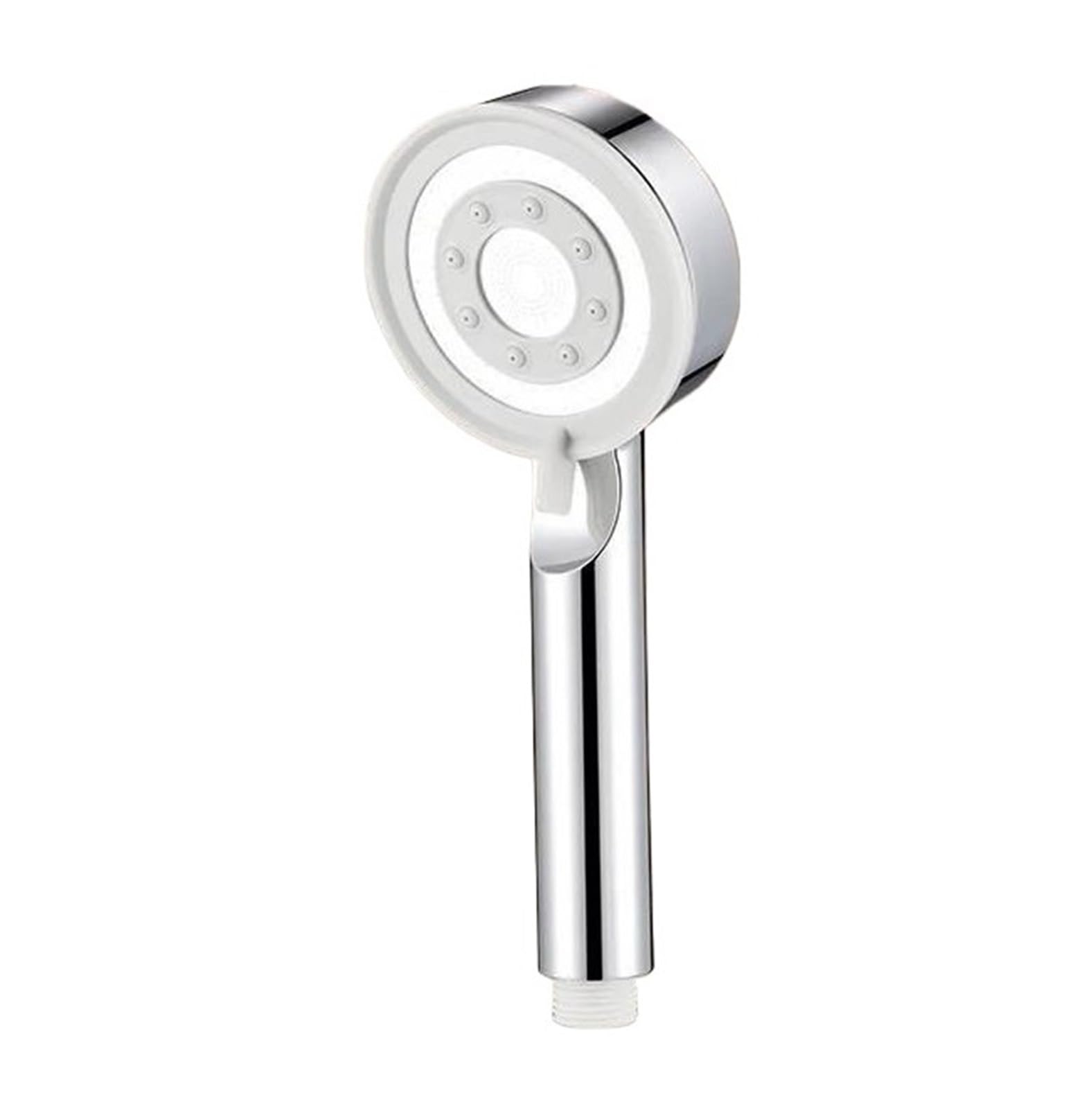 Doccia a pressione forte, soffione doccia regolabile in 5 modalità, ugello per spa, soffione doccia portatile(Silver)