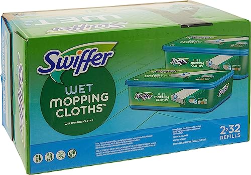 Swiffer Sweeper Wet Mopping Cloths Refills Open Window Fresh 32 Count Pack Of 2 #TOP2