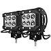 LightPlus CREE LED Lights (2 Pack) - 18W 1800LM Spotlight Bar Great for Off-Road Jeeps, SUVs, Boats and More - 6000K White Light Color Temperature, Waterproof