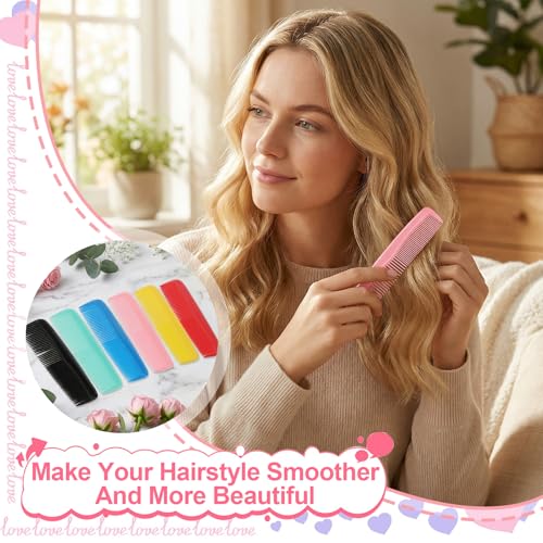 150 Peines Plásticos de Colores Mixtos para Mujeres miniatura 5