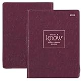 Christian Art Gifts 2024 - 18-Month Women's Vegan Leather Personal Planner Organizer w/Zipper Closure: Be Still & Know - Psalm 46:10 Inspirational Bible Verse for Daily, Weekly, Monthly Planning of Agendas, Aug 2023-Jan 2025, Maroon Floral, Large