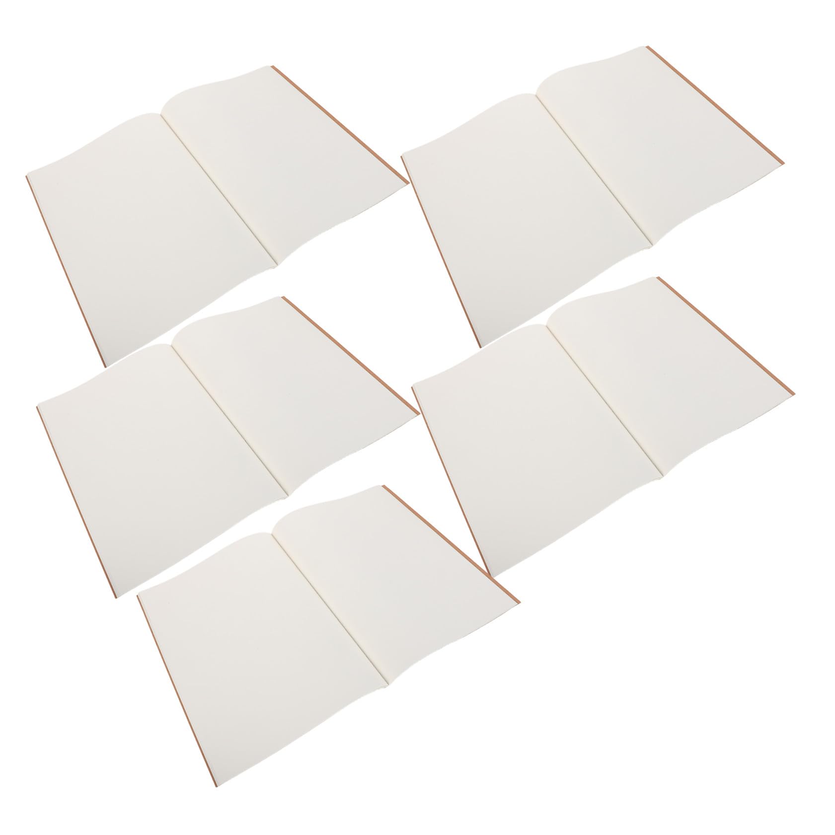 Skizzenbuch Notizbuch Blanko 5 Stück-pack A4 Unliniert 36 Blatt