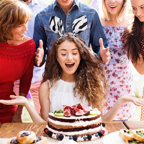 Ipetboom Zebra Ohren Haarreif - Cosplay Tier Thema Kostüm Zubehör Süßer Kopf Schmuck für Damen und Teenager, Plüsch Zebra Stirnband kopfschmuck für Halloween Party Karneval Geburtstagsfeiern