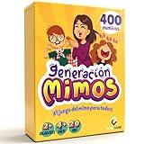 ZENAGAME Juego de Mesa Familiar - Juego de Mímicas - Regalo Original Marca Juego de Gestos para Todos Adultos y niños a Partir de 4 años