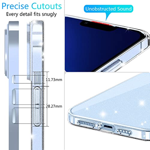 EasyBee Cover per iPhone 13 Pro Max, con 2 Pezzi