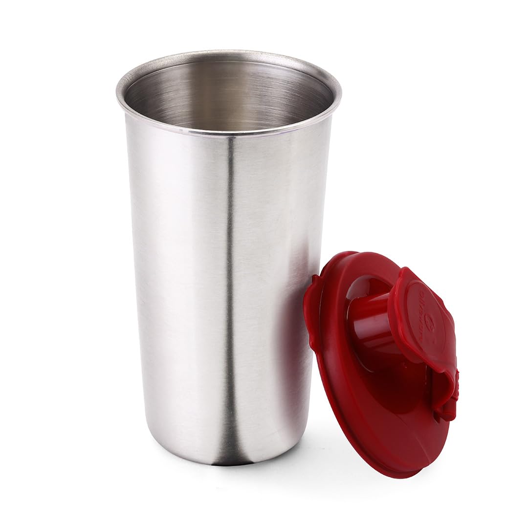 SOPL-OLIVEWARE Fancy Stainless Steel Tumbler, Leak Proof & Dishwasher Safe, BPA Free Airtight Lid (Maroon) (B0C8YST83Q) Amazon Price History, Amazon Price Tracker