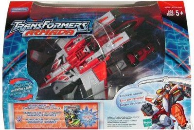 Transformer Armada- Starscream with minicon Swindle.