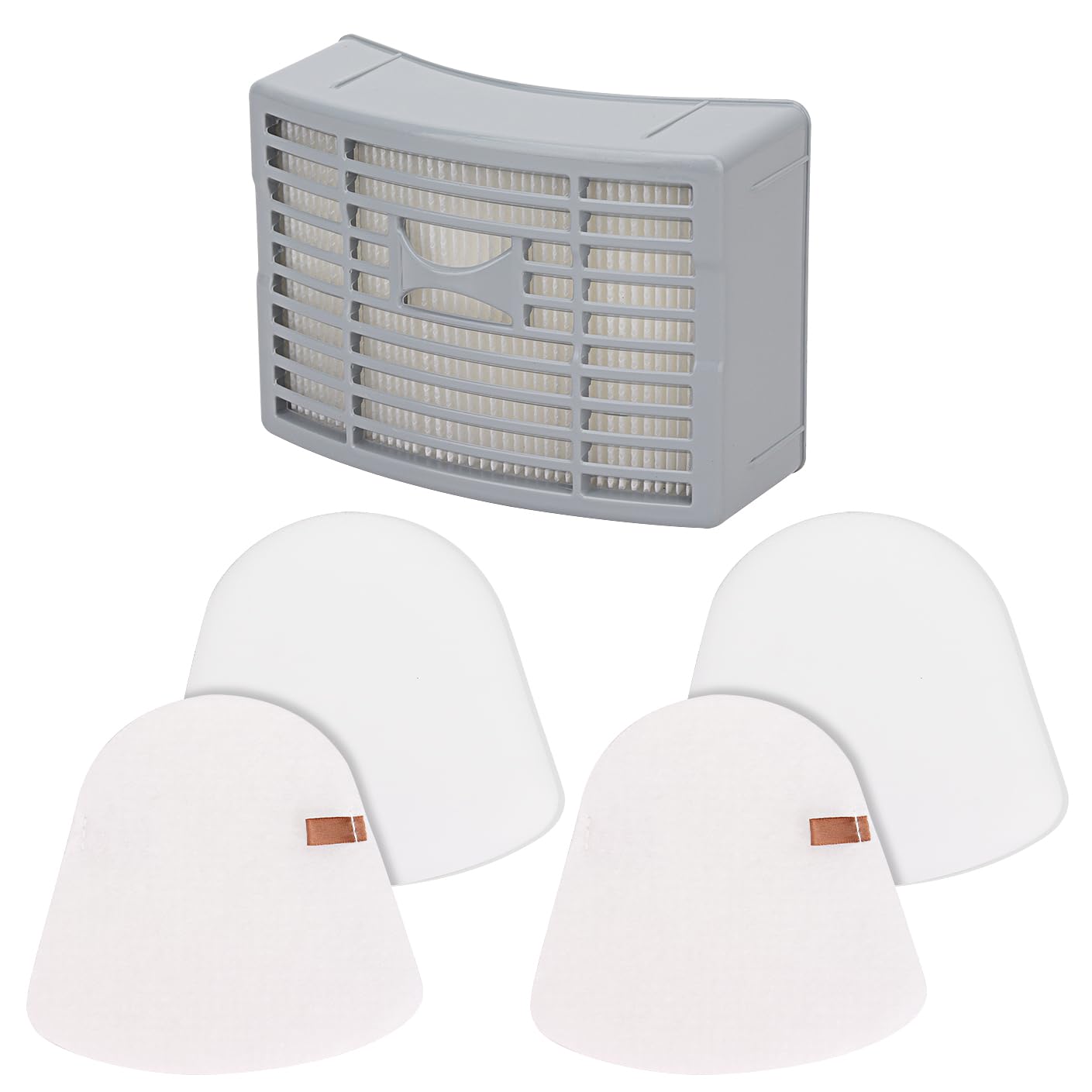Vacuum Filters Replacement for Shark Powered Lift-Away DLX NV580 Series NV581, NV581Q, NV585, NV586, 1 HEPA Filter, 2 Foam &amp; 2 Faux Felt Filters - Compare to Part # XFFT580 &amp; XHEP580