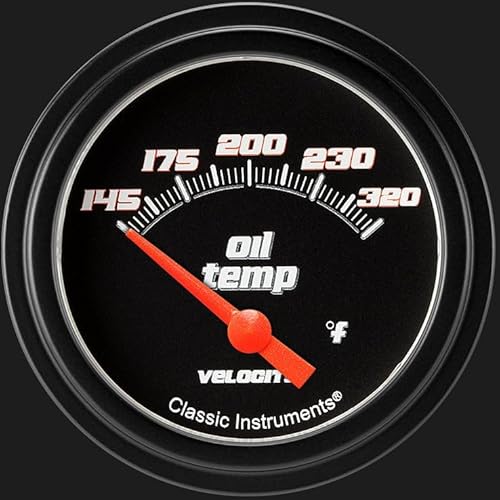 Classic Instruments VS228BBLF Velocity Black 2 5/8