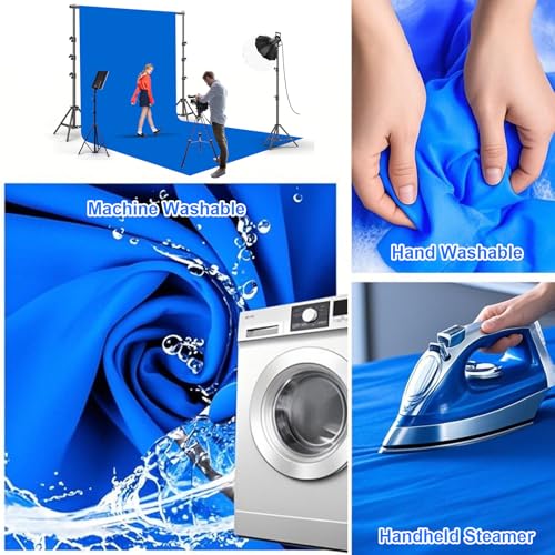 Fondo azul para fotografía 10x20 pies chromakey miniatura 5