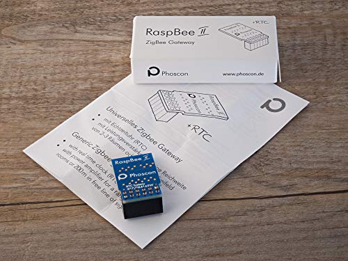 Phoscon RaspBee II - universelles Raspberry Pi Zigbee 3.0 Gateway, inkl. deCONZ & Phoscon App, Home Automation, Home Assistant, ioBroker, Zigbee2MQTT