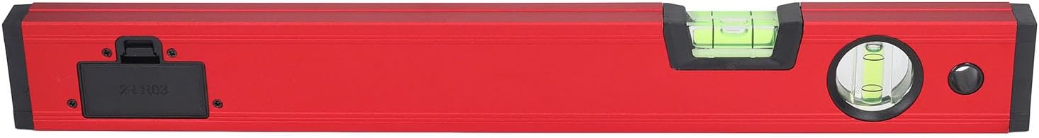 Digital Level Ruler LCD Display Electronic Protractor for Construction Machinery Red