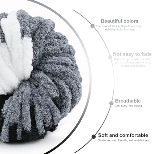 Chunky Wool Yarn 250g × 2 - Image 3