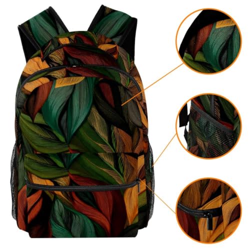 Mochila para laptop acolchada con espacio ergonómico multicolor 9 3
