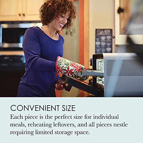 Chicago Metallic Non-Stick Toaster Oven Bakeware Set, 4-Piece, Carbon Steel #TOP5