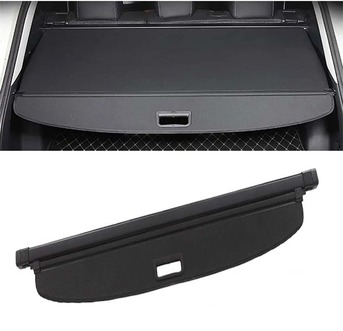 OKNGHPLIU Car Retractable Rear Trunk Parcel Shelf for B.M.W X2 F39 M35i M Sport 2018-2024, Automotive Luggage Cargo Security Privacy Cover Shade Protective