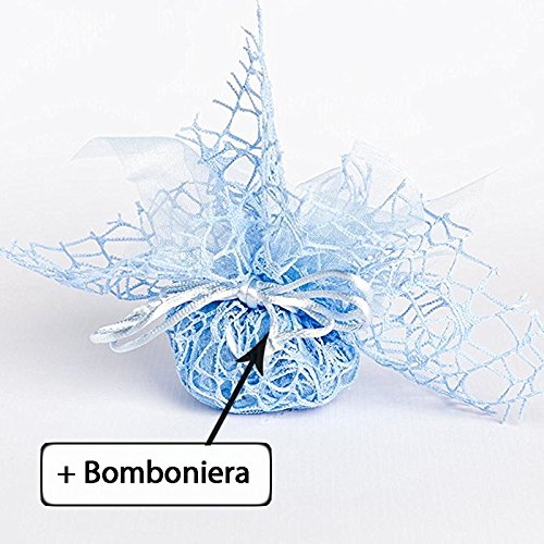 Decorazioni in legno per bomboniere fai da te in 4 forme,carrozzina,gufetto,ancora,albero della vita - Bomboniere battesimo,nascita,laurea,comunione,nozze(carrozzina) (kit 36 pz + confezione)