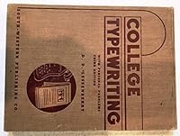 College typewriting;: With personal problems B0007E2M3W Book Cover