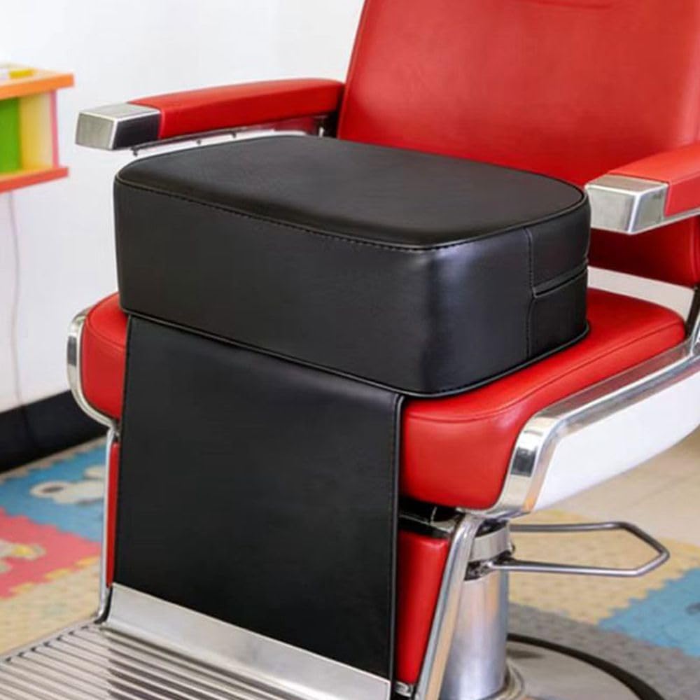 Salon Booster Seat Cushion with Synthetic Leather and Sponge