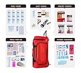 1 Person Comfort Survival Kit, Rolling Bag