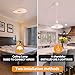 ASALL Smart Waterproof LED Flush Mount Ceiling Light Fixture,with Bluetooth Speaker,11 Inch,18 watt,Dimmable Music Lamp,RGB Color Changing Light with Remote Control,for Bathroom,Shower,Bedroom