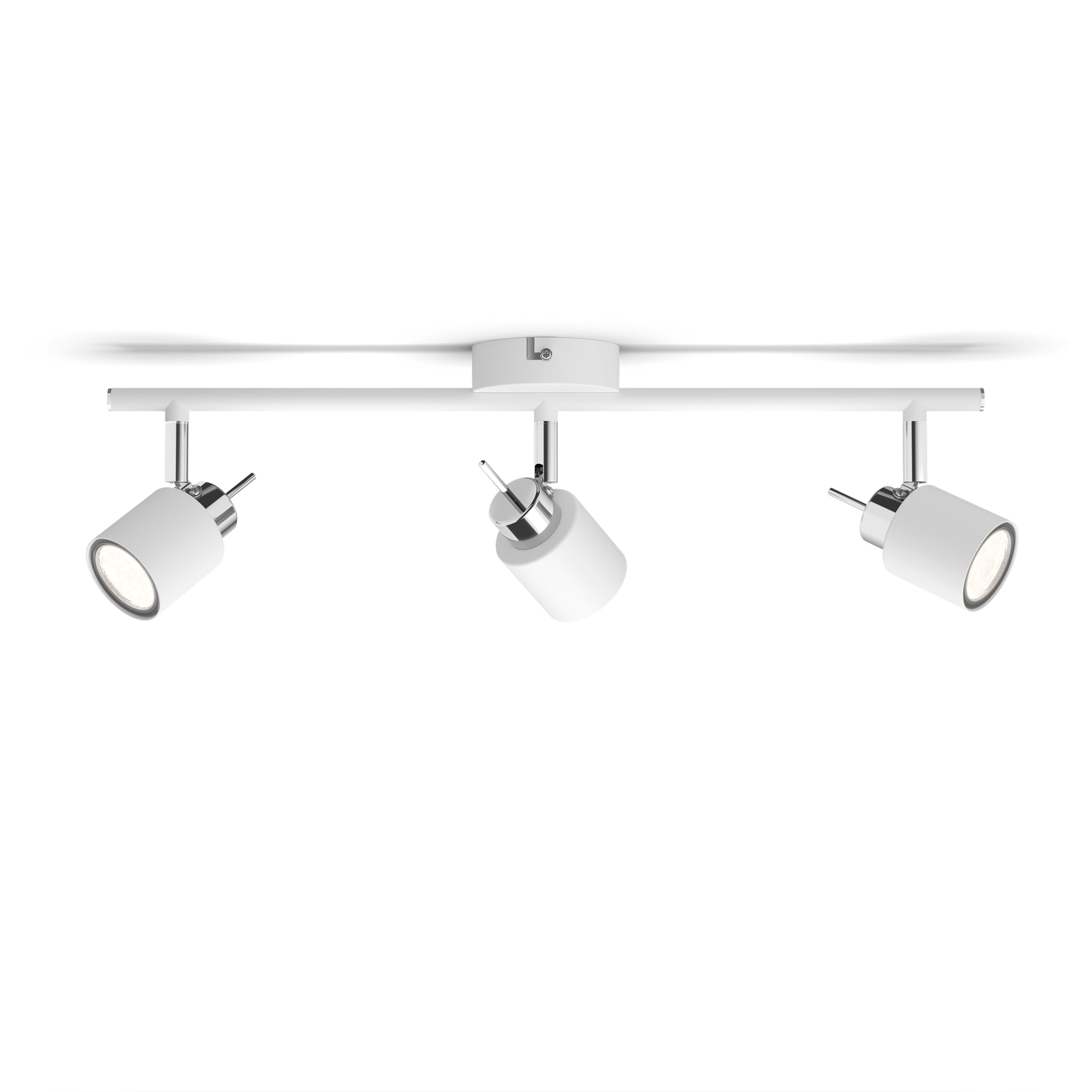 Philips Meranti Aufbaustrahler (Weiß) - 3-Flammig - SceneSwitch | Deckenstrahler - GU10 - Warmweiß - Einfach dimmbar mit Ihrem klassischen Schalter