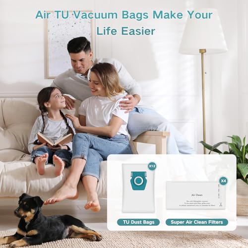 12 Pack TU Dust Bags for Miele Pure Air TU 3D Vacuum Cleaners Bag - image 7